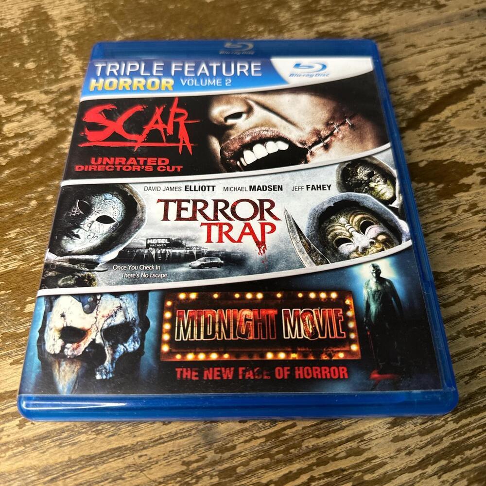 Triple Feature Horror Volume 2: Scar, Unrated Directors Cut, Terror Trap, Midnig